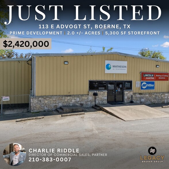 More Photos Of 113 E Advogt St, Boerne General Retail For Sale