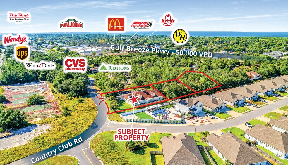 More Photos Of 1288 Country Club Rd, Gulf Breeze Office Residential For Sale