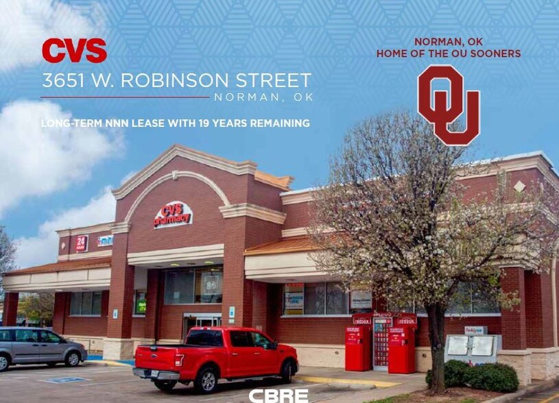 Primary Photo Of 3651 W Robinson St, Norman Drugstore For Sale