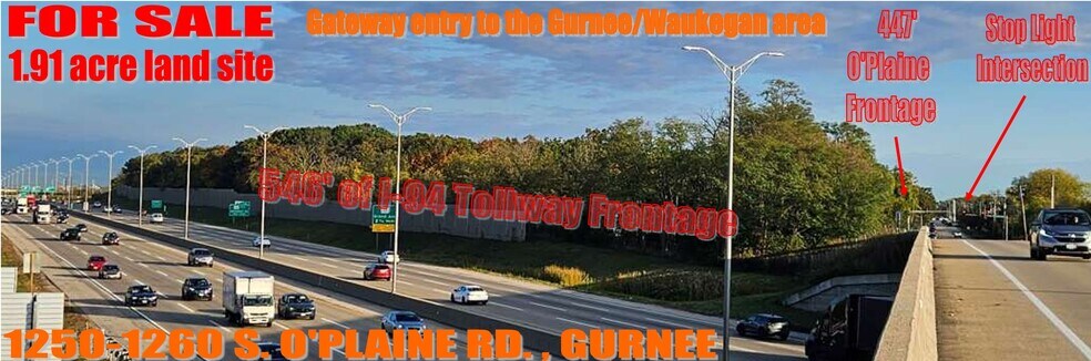 More Photos Of 1250-1260 S O'Plaine Rd, Gurnee Land For Sale