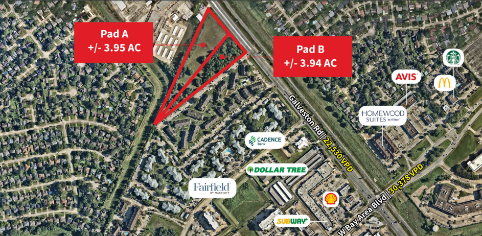 Primary Photo Of Highway 3 & Bay Area Blvd, Webster Land For Sale