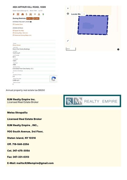 More Photos Of 4924 Arthur Kill Rd, Staten Island Land For Sale