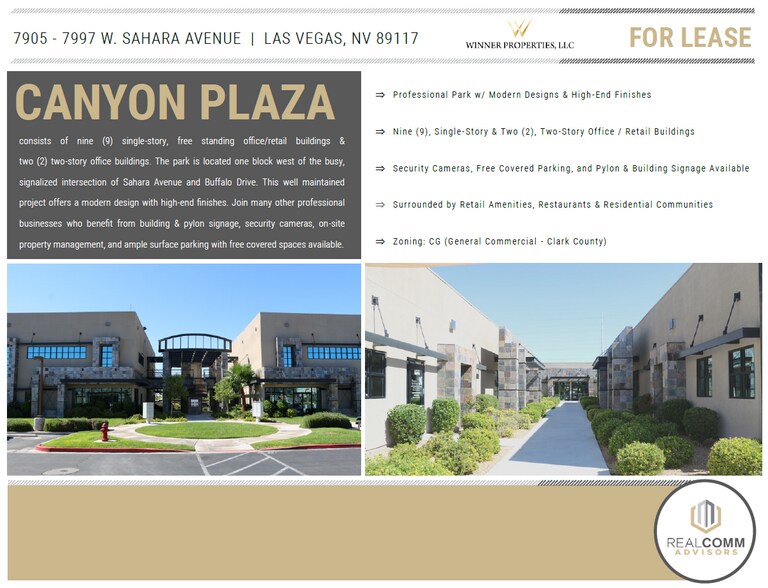 More Photos Of 7905-7995 W Sahara Ave, Las Vegas Unknown For Lease