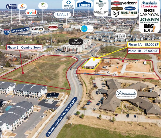 More Photos Of S Promenade Blvd & W Oak St, Rogers Medical For Lease