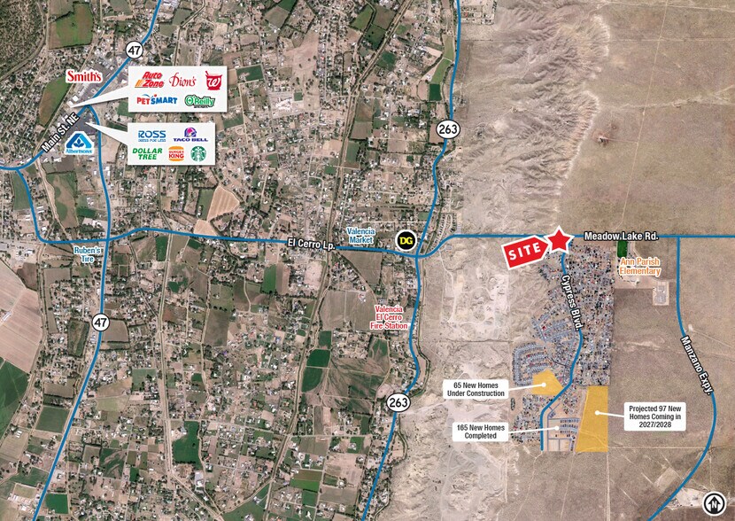 More Photos Of SWC Meadow Lake Rd & Cypress blvd, Los Lunas Land For Sale