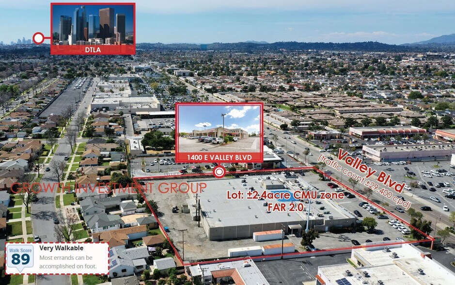 More Photos Of 1308-1412 E Valley Blvd, Alhambra Bowling Alley For Sale