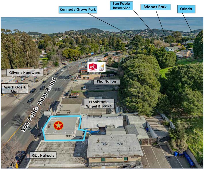 More Photos Of 4036 San Pablo Dam Rd, El Sobrante Freestanding For Lease