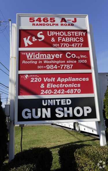 More Photos Of 5465 Randolph Rd, Rockville Warehouse For Lease