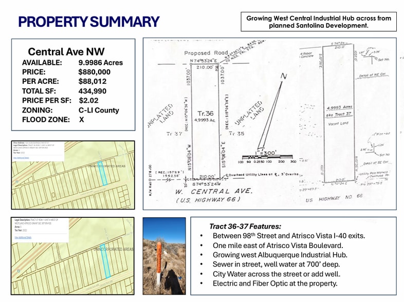 Primary Photo Of 12100 NW Central Ave, Albuquerque Land For Sale