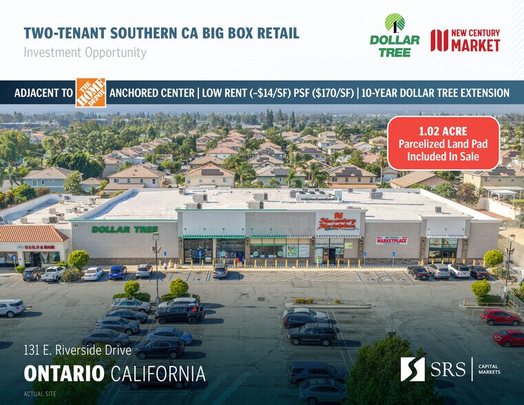 Primary Photo Of 131 E Riverside Dr, Ontario Storefront For Sale