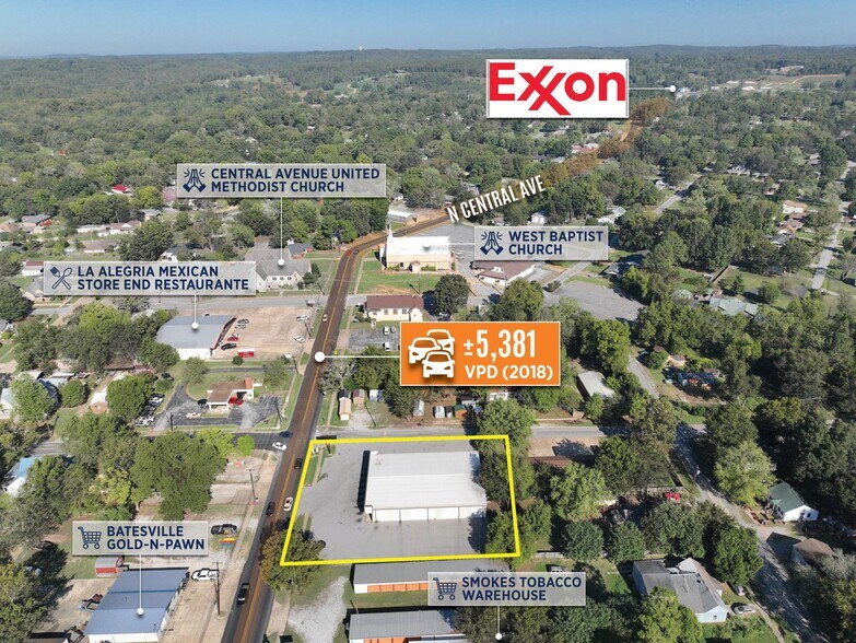 More Photos Of 858 N Central Ave, Batesville General Retail For Sale