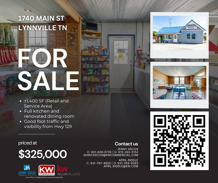 More Photos Of 1740 Main St, Lynnville General Retail For Sale