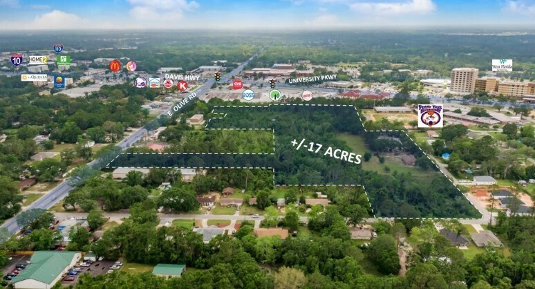 More Photos Of 2215 Fairburn St/ Olive St, Pensacola Land For Sale