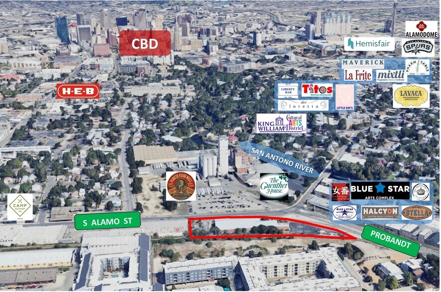 More Photos Of 1518 S Alamo St, San Antonio Loft Creative Space For Lease