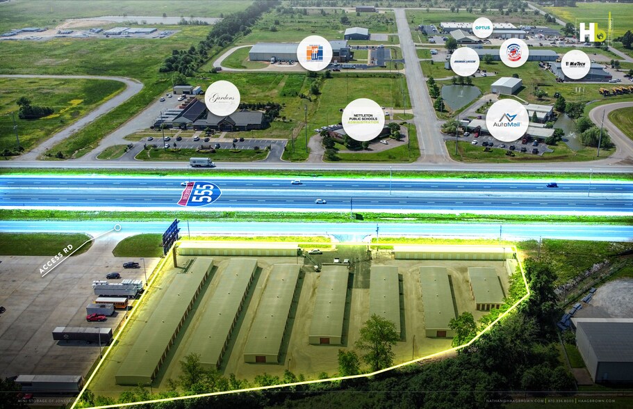 Primary Photo Of 4214 Access Rd, Jonesboro Self Storage For Sale