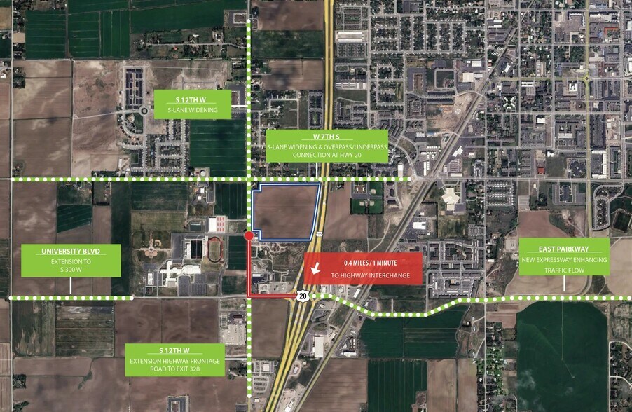 More Photos Of 1025 W 7th S, Rexburg Land For Sale