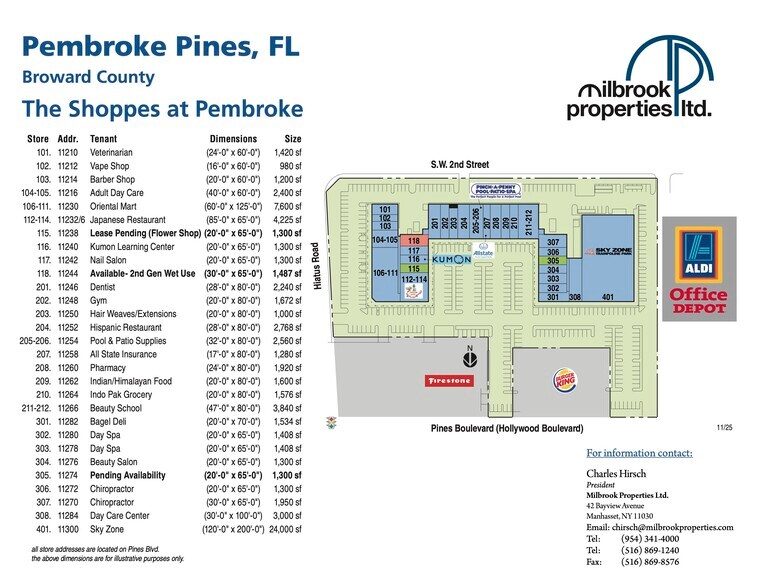More Photos Of 11210-11300 Pines Blvd, Pembroke Pines Unknown For Lease