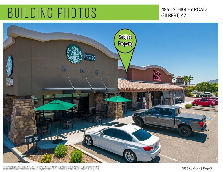More Photos Of 4865 S Higley Rd, Gilbert Storefront For Lease