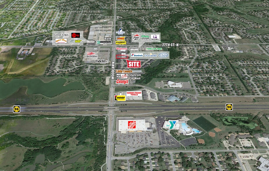 More Photos Of 3700-3708 N Woodlawn Blvd, Wichita Storefront Retail Office For Lease