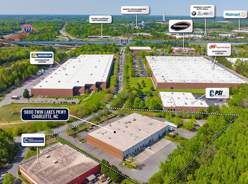 More Photos Of 9800 Twin Lakes Pkwy, Charlotte Manufacturing For Lease