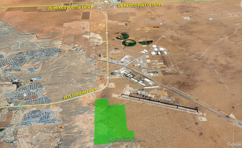 Primary Photo Of TBD Pete V Domenici Hwy, Santa Teresa Land For Sale