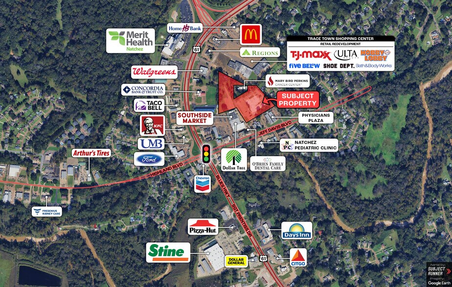 More Photos Of 129 Jefferson Davis Blvd, Natchez Land For Sale