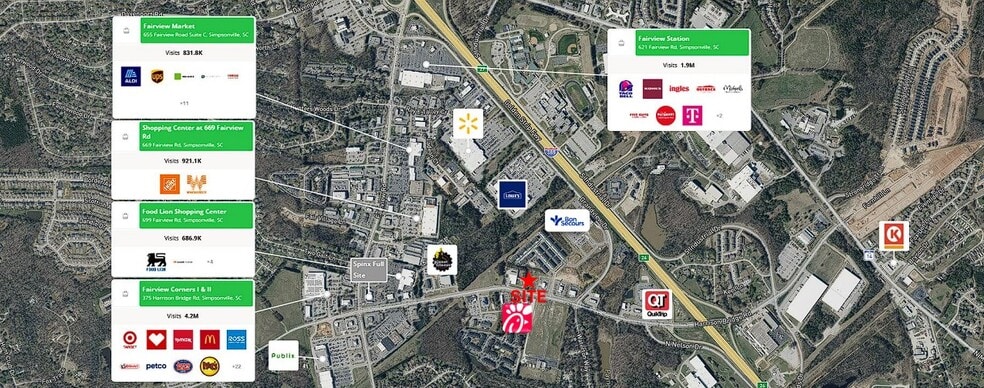 More Photos Of 252 Harrison Bridge Rd, Simpsonville Land For Lease