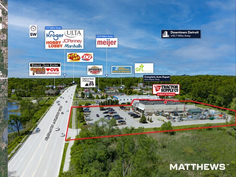 More Photos Of 10150 Highland Rd, White Lake Township Freestanding For Sale