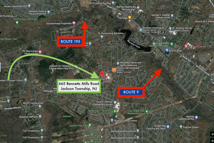 More Photos Of 665 Bennetts Mills Rd, Jackson Storefront For Lease