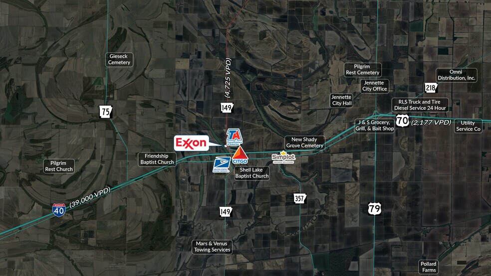 Primary Photo Of 531 AR-149, Earle Convenience Store For Sale