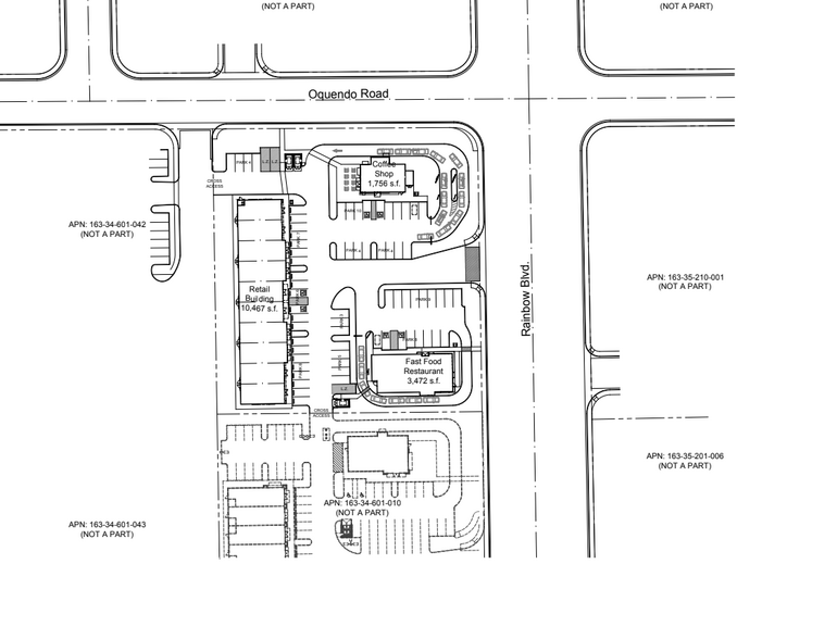 Primary Photo Of Rainbow Blvd @ Oquendo Rd, Las Vegas Fast Food For Lease