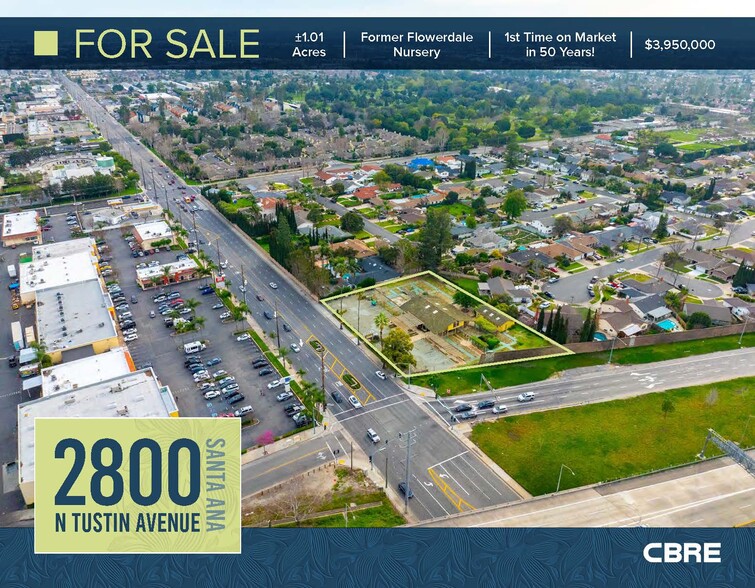 Primary Photo Of 2800 N Tustin Ave, Santa Ana Land For Sale