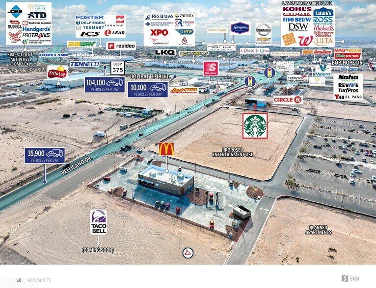 More Photos Of 12349 Pellicano Dr, El Paso Freestanding For Sale