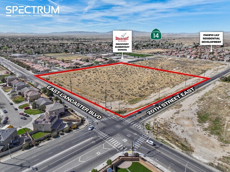 More Photos Of 20th St E & Lancaster Blvd, Lancaster Land For Sale