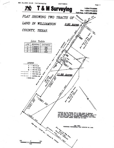 More Photos Of 3007 County Road 303, Jarrell Land For Sale