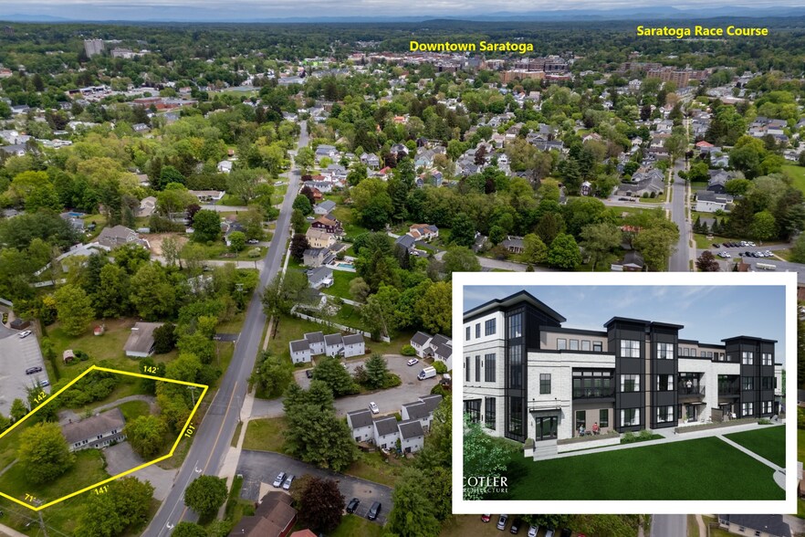 Primary Photo Of 126 West Ave, Saratoga Springs Land For Sale