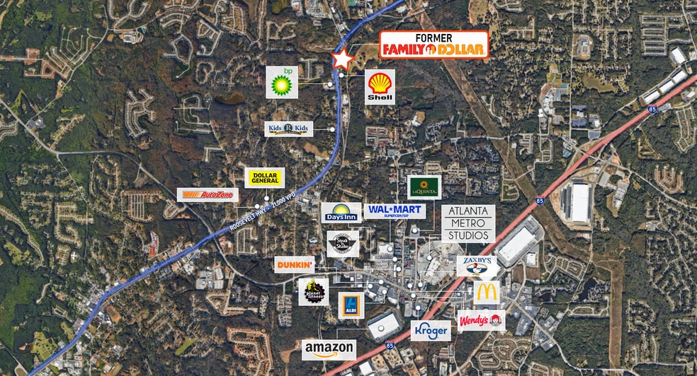 More Photos Of 4175 Stone Mountain Hwy, Lilburn Service Station For Sale