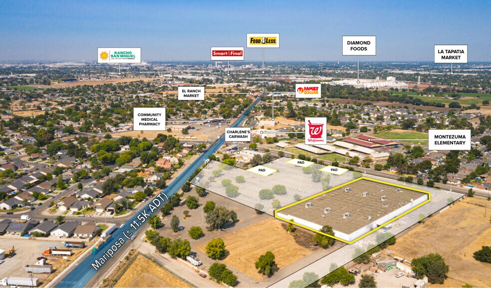 More Photos Of 2180 E Mariposa Rd, Stockton Freestanding For Sale