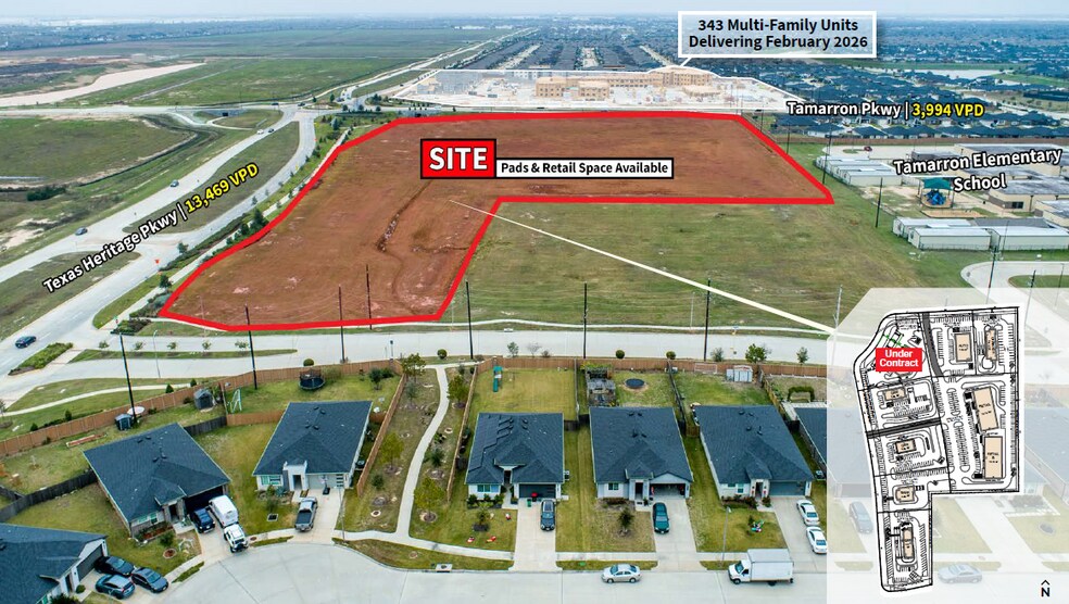 More Photos Of SEQ of Texas Heritage Pkwy & Tamarron Pkwy, Katy Land For Lease