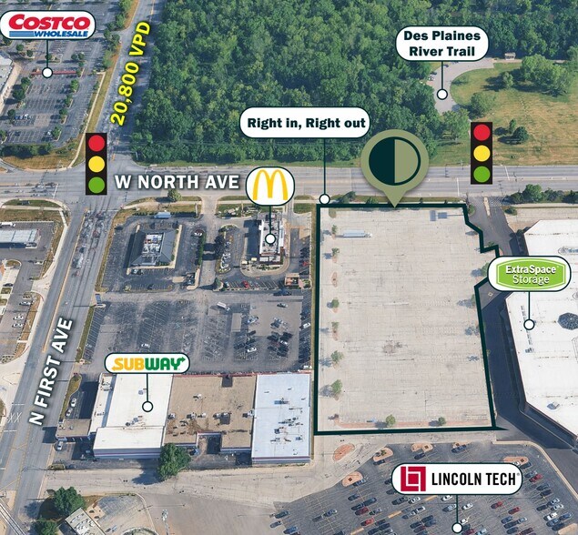 Primary Photo Of W North Ave, Melrose Park Land For Sale