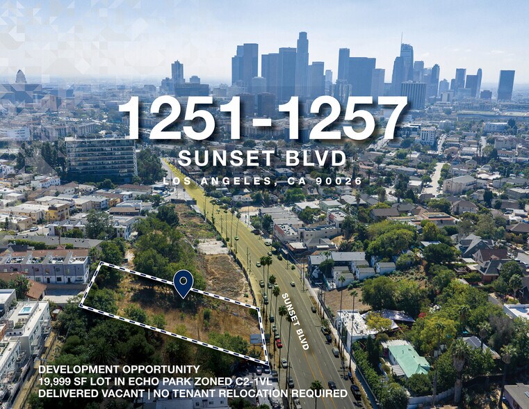 Primary Photo Of 1251-1257 W Sunset Blvd, Los Angeles Land For Sale