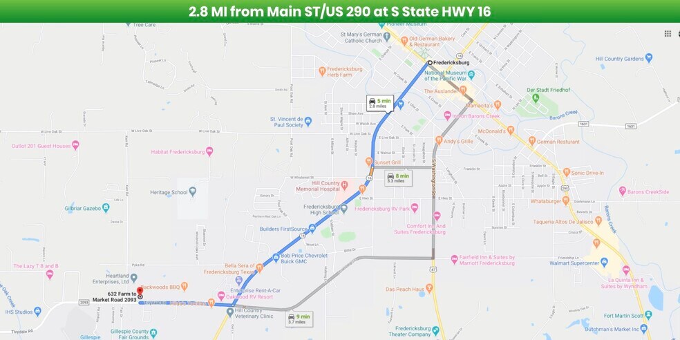 More Photos Of 632 Fm 2093, Fredericksburg Warehouse For Lease