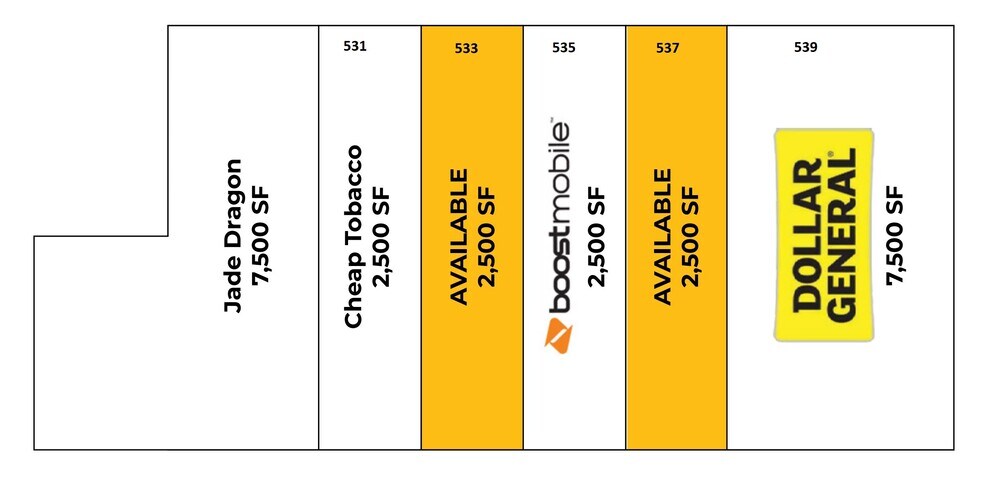 More Photos Of 521-539 Wagner Ave, Greenville Unknown For Lease