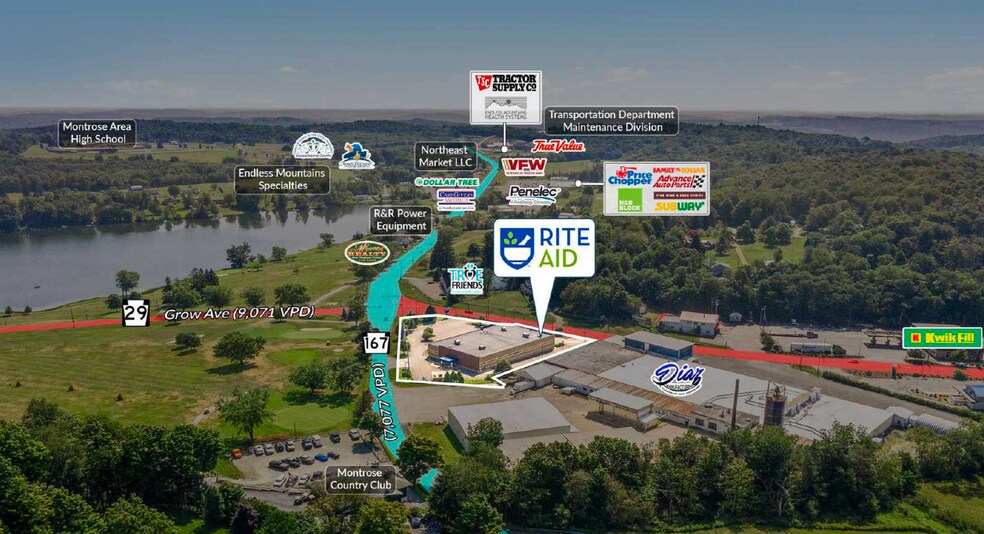 More Photos Of 801 Grow Ave, Montrose Drugstore For Lease