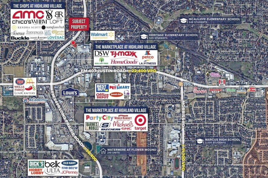 More Photos Of NEQ Marketplace & Village Pkwy ln, Highland Village Land For Sale