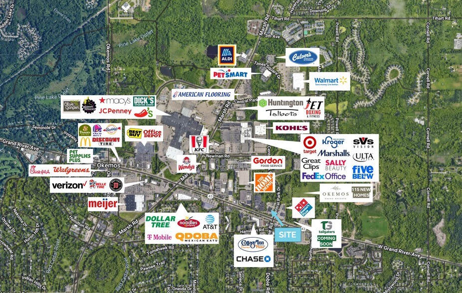 More Photos Of 1664 W Grand River Ave, Okemos Freestanding For Lease