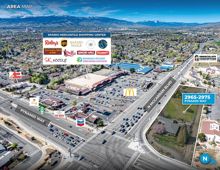 More Photos Of 2965-2975 Pyramid Way, Sparks Land For Sale