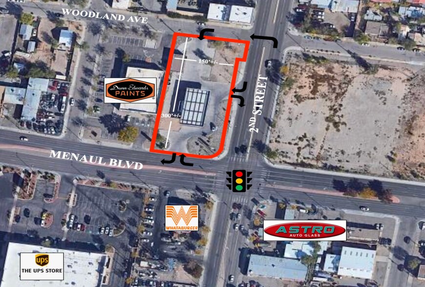 Primary Photo Of 2601 2nd St NW, Albuquerque Service Station For Sale
