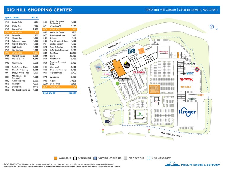 More Photos Of 1980 Rio Hill Ctr, Charlottesville Land For Lease