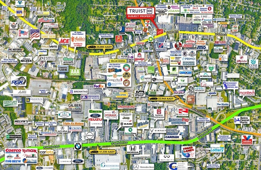 More Photos Of 4636 W Market St, Greensboro Bank For Sale